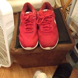 Nike cross trainers size 14 red and white